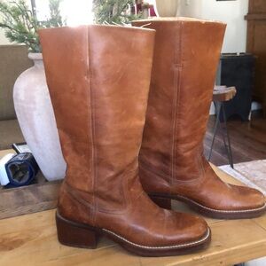 American eagle 1977 leather boot- Frye look alike